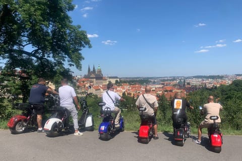Prague 3H Grand Fat-tire E-scooter Tour with Panoramic views