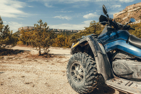 Agadir oder Taghazout: Strand und Sanddünen-Quad-Biking mit Tee