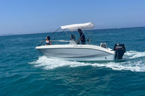 Corfu: Self Drive Lux Boat Rental