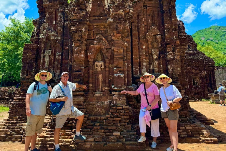 Fantastisk My Son Holyland solnedgång och båttur till Hoi An Ancient