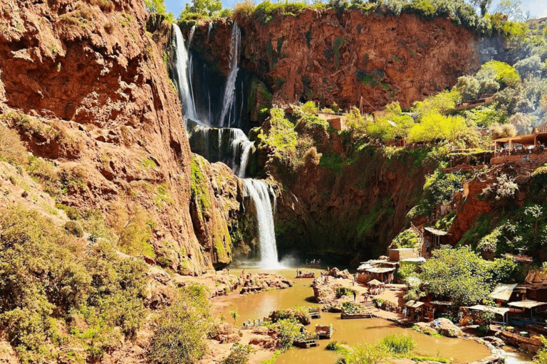 Ouzoud-watervallen vanuit Marrakesh met boottochtPrivétour naar Ouzoud