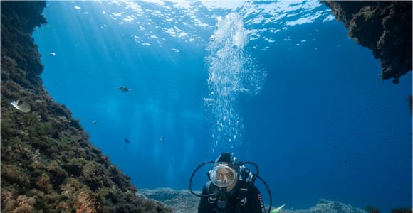 Olbia: Diving at 2 Sites in Tavolara Marine Park, Sardinia