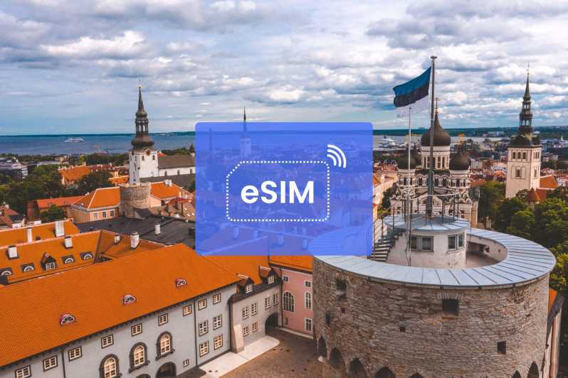 Tallinn: Estonia/Europa Plan mobilnej transmisji danych eSIM w roamingu