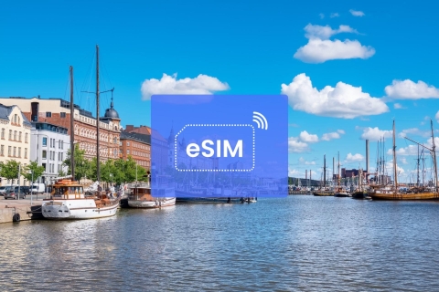 Helsinki: Finlandia/Europa Plan danych mobilnych w roamingu eSIM20 GB/ 30 dni: 42 kraje europejskie