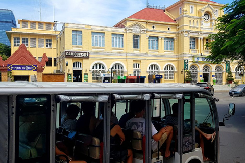 Tour del patrimonio di Phnom Penh in autobus elettricoTour storico di Phnom Penh in autobus elettrico