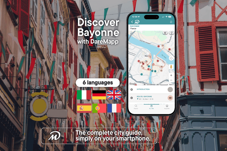 Bayonne: Führung mit Ihrem Handy. Foto: GetYourGuide Bayonne: Führung mit Ihrem Handy. Foto: GetYourGuide
