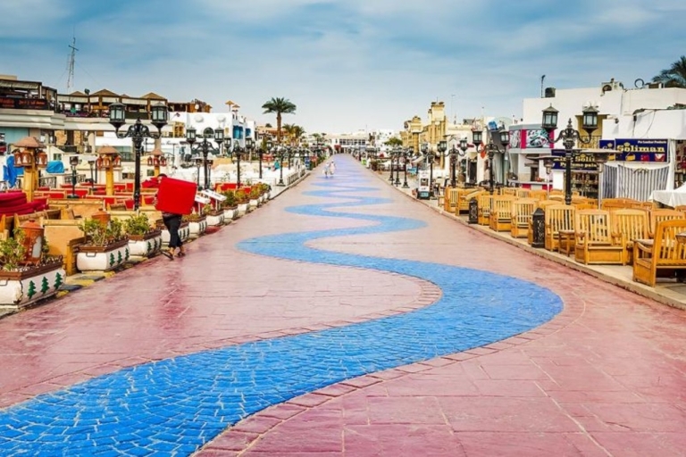 Vanuit Sharm: privérondleiding door de stad en glazen boot met transfers