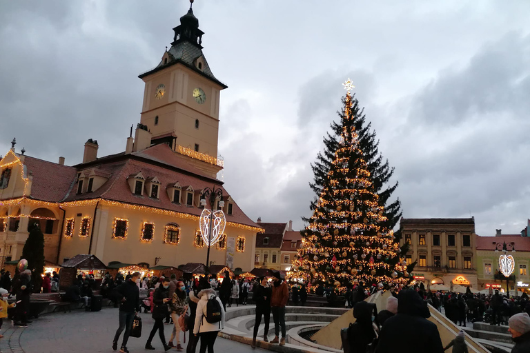 Depuis Bucarest : Transfert privé de l'aéroport OTP à Brasov