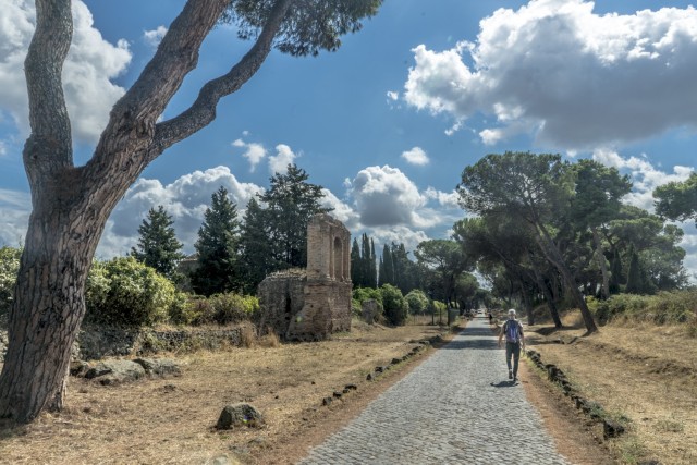 Visit Rome Hike along the ancient Appian Way in Rome