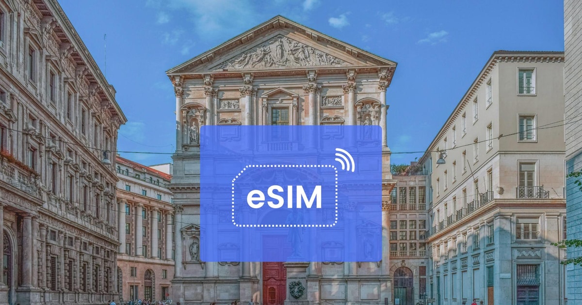 Mil N Italia Europa Esim Roaming Plan De Datos M Viles Getyourguide