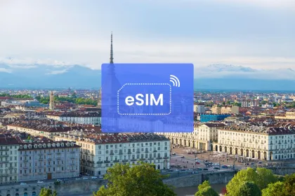 Turin: Italien/ Europa eSIM Roaming Mobile Datenplan