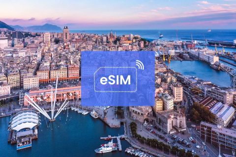 Genova: Piano Dati Mobile Roaming eSIM Italia/Europa