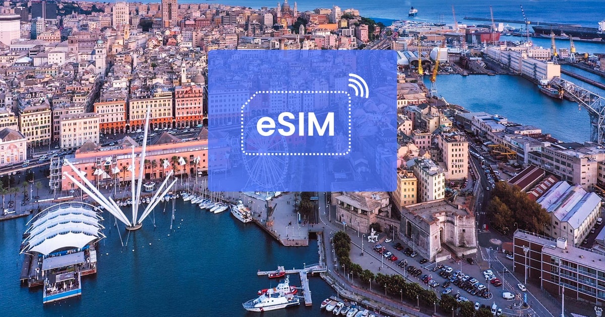 Génova Italia Europa eSIM Roaming Plan de Datos Móviles GetYourGuide