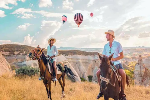 Horse back riding in Cappadocia