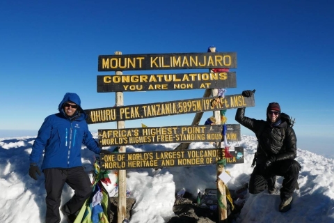 8 dagen beklimming van de Kilimanjaro via de Lemosho route