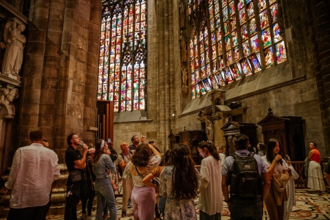 Milan : visite guidée de la cathédrale DuomoMilan : visite guidée de la cathédrale Duomo - italien