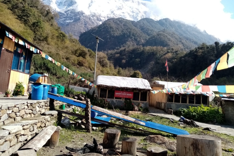 1 Nacht 2 Tage Kapuche Gletschersee Trek von Pokhara
