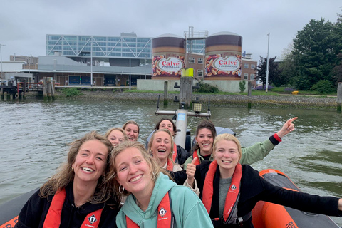 Rotterdam: RIB-Schnellboot-Sightseeing-Rundfahrt45-minütige schnelle Stadtrundfahrt