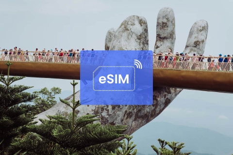 Da Nang: plan danych mobilnych w roamingu eSIM w Wietnamie/Azji6 GB/ 8 dni: 22 kraje azjatyckie
