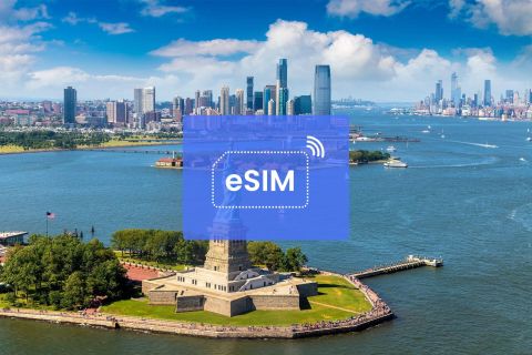 New York: piano dati mobile eSIM in roaming per Stati Uniti/Nord America