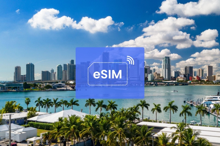 Miami: US/ North Americas eSIM Roaming Mobile Data Plan 3 GB/ 15 Days: 3 North Americas Countries