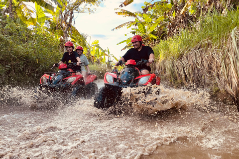 Ubud: Gorilla Face ATV Quad Bike Abenteuer mit MittagessenTour mit Tandemfahrrad und Hoteltransfer