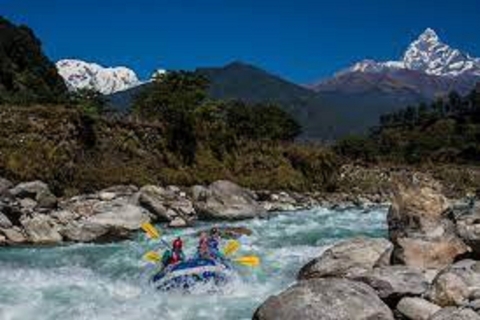 Halbtägiges Rafting auf dem oberen Seti-Fluss von Pokhara aus