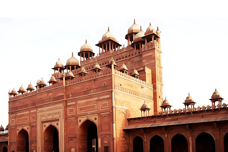 Jaipur do Agry taksówką przez Abhaneri i Fatehpur Sikri -TransferJaipur do Agry przez Fatehpur Sikri - prywatny transfer w kabinie