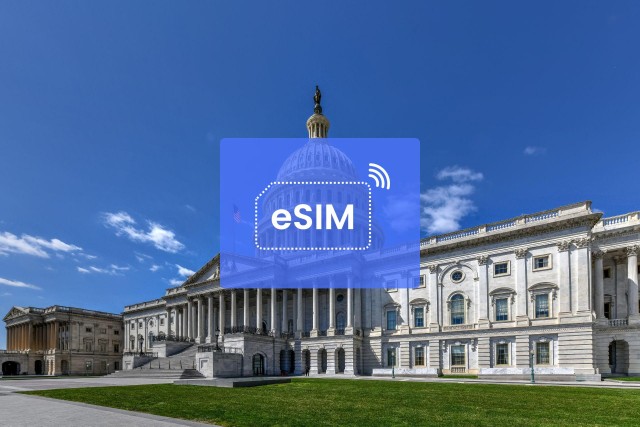 Visit Washington US/ North Americas eSIM Roaming Mobile Data Plan in Centreville, Virginia