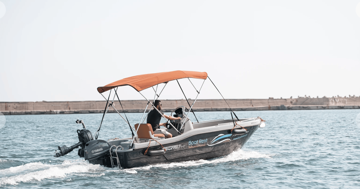 Rethymno Boat Rental without License GetYourGuide