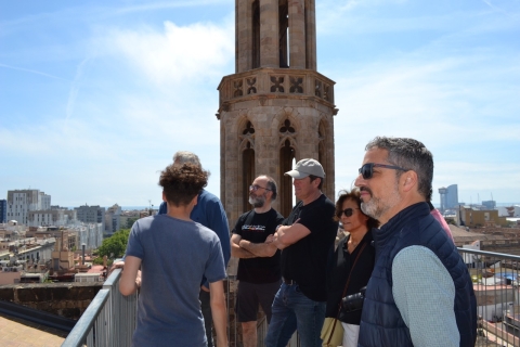 Barcelone : Visite guidée de l'intérieur/des terrasses de Santa Maria del MarTour de Catalogne