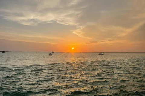 Florida: Emerald Coast Sunset & Dolphin Cruise with Guide