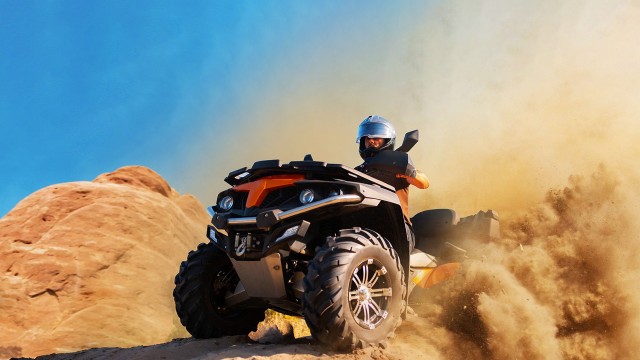 Visit Marrakech Agafay Desert Quad biking with Dinner and sunset in Tahnaout