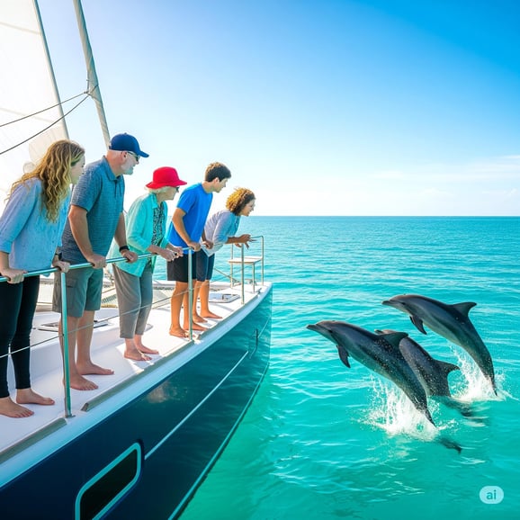 From Miami: Key West with Dolphin Watch or Snorkel Boat