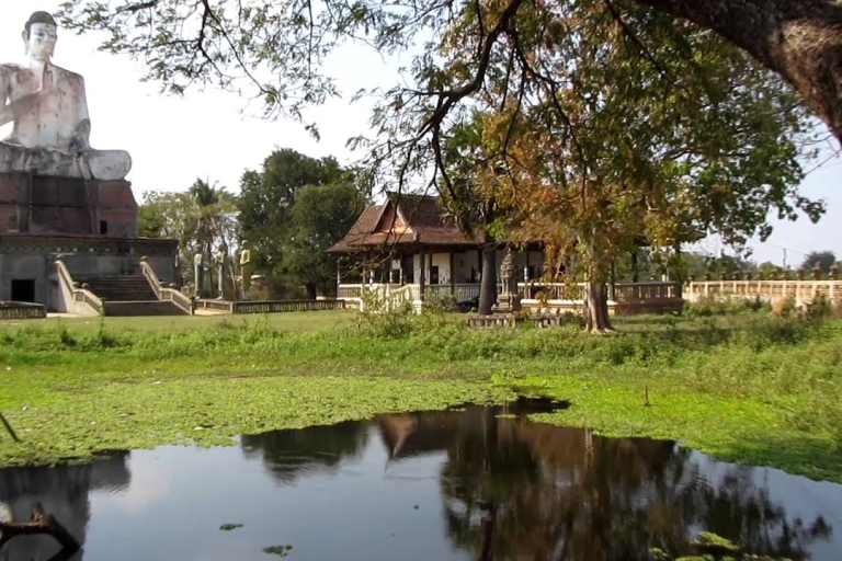 Battambang: Excursión por la ciudad de Bambootrain, templos y cuevas de murciélagos