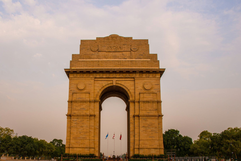 Avond Delhi City Tour 4 uur met gids en transfers