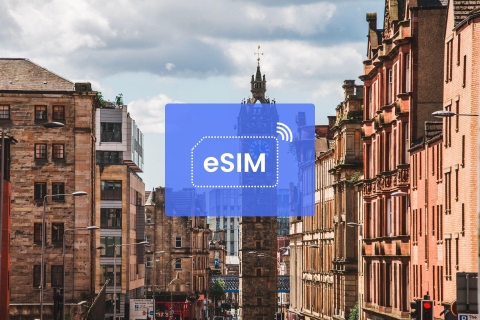 Glasgow: UK/ Europa eSIM Roaming Mobile Datenplan50 GB/ 30 Tage: Nur Vereinigtes Königreich