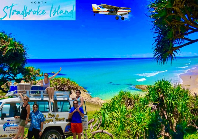 Visit Gold Coast & Brisbane Island Scenic Flight & 4WD Day Tour in Gold Coast
