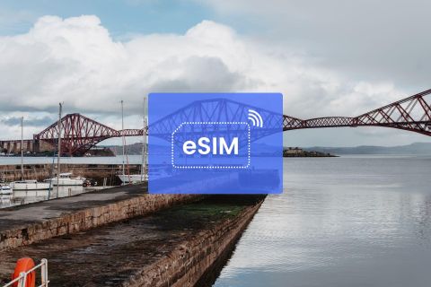 Edimburgo: piano dati mobile per roaming eSIM Regno Unito/Europa