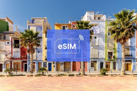 Alicante: Spanje/Europa eSIM roaming mobiel dataplan50 GB/ 30 dagen: 42 Europese landen