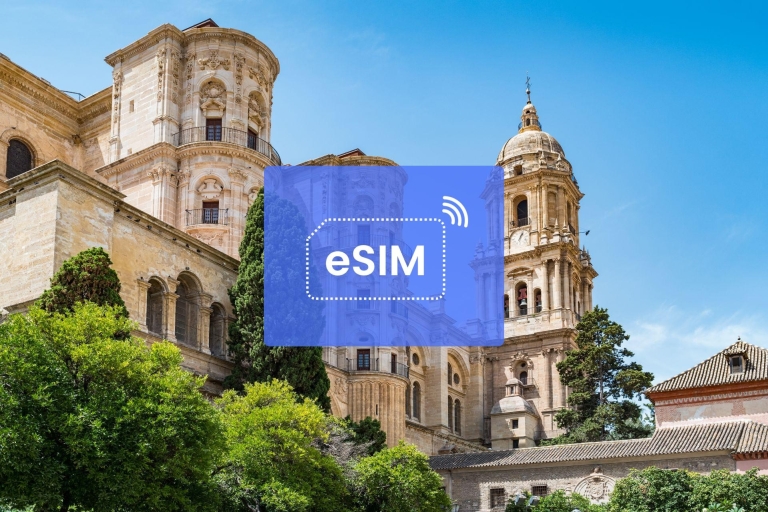 Málaga: Spain/ Europe eSIM Roaming Mobile Data Plan 3 GB/ 15 Days: 42 European Countries