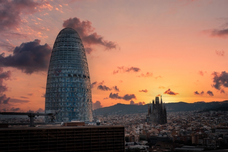 Barcelone : Le belvédère de la Torre Glories - Billet coupe-fileBillet avec accès à la sculpture Cloud Cities