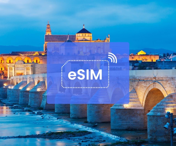 Córdoba: Piano dati mobile roaming eSIM Spagna/Europa