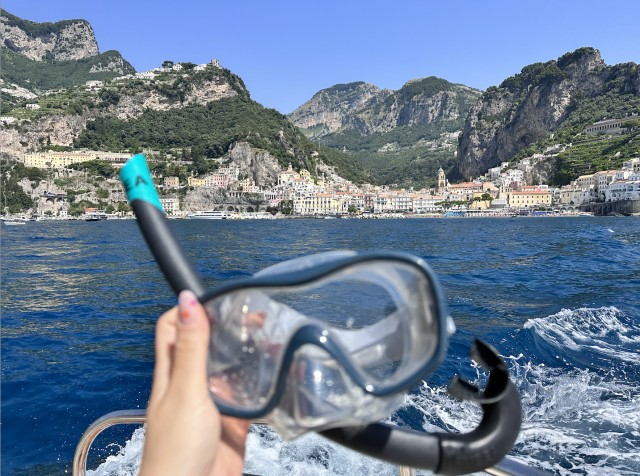Visit From Positano Half-Day Amalfi Coast Boat Tour & Snorkeling in Positano, Italy