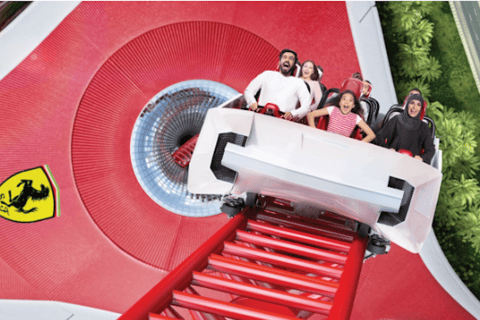 Dubai: Sheikh Zayed Moskee & Ferrari World Toegang met Transfer