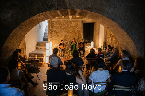 Porto: Live Fado Show with Glass of Port Wine