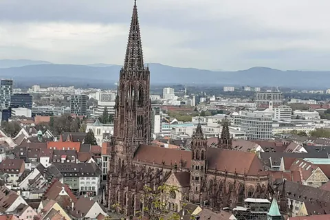 Freiburg: Caminhando e passeando pelo centro histórico