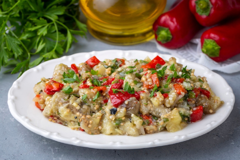 A Tasteful Variety of Greek Meze at Maria's Home