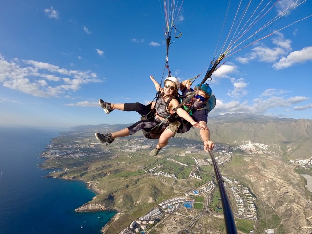Visit Costa Adeje Tandem Paragliding Flight with Pickup in Tenerife