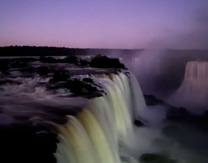 From Foz do Iguaçu: Sunrise at the Iguazu Falls